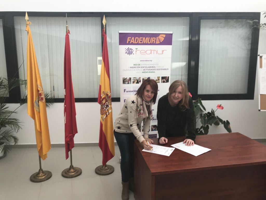 Firma del Acuerdo de Colaboración del programa REDMUR. Fuentidueña del Tajo, Madrid